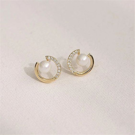 simple wedding earrings