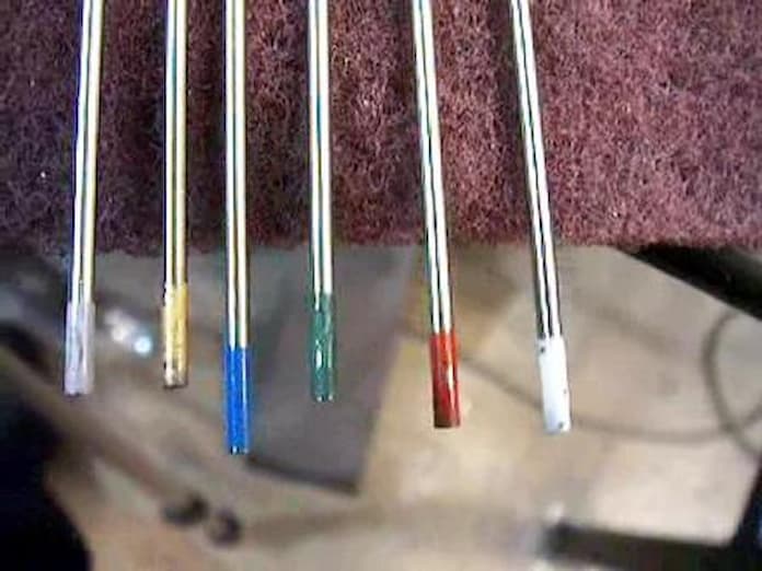 Thoriated TIG Tungsten Electrodes