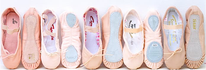 full-sole & split-sole ballet dance shoes