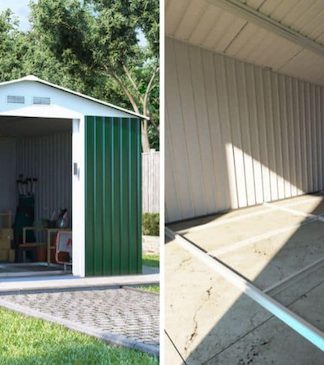 steel sheds inside and out