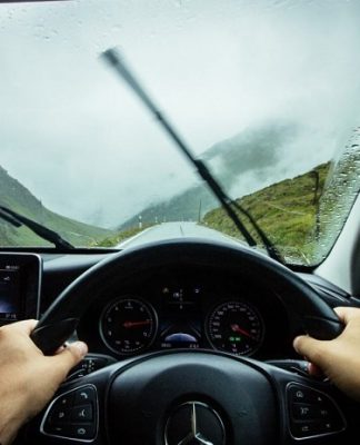 Driving, Rainy Day, Car