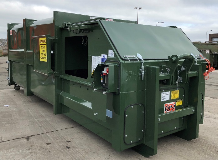 Green waste compactor
