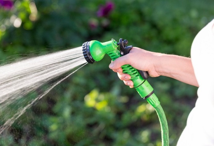 Garden hose watering