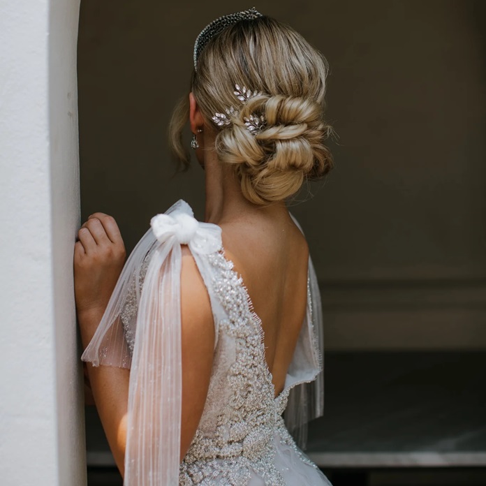 MARQUISE CRYSTAL BRIDAL HAIR PIN TRIO